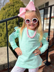 Mint Flutter Sweater